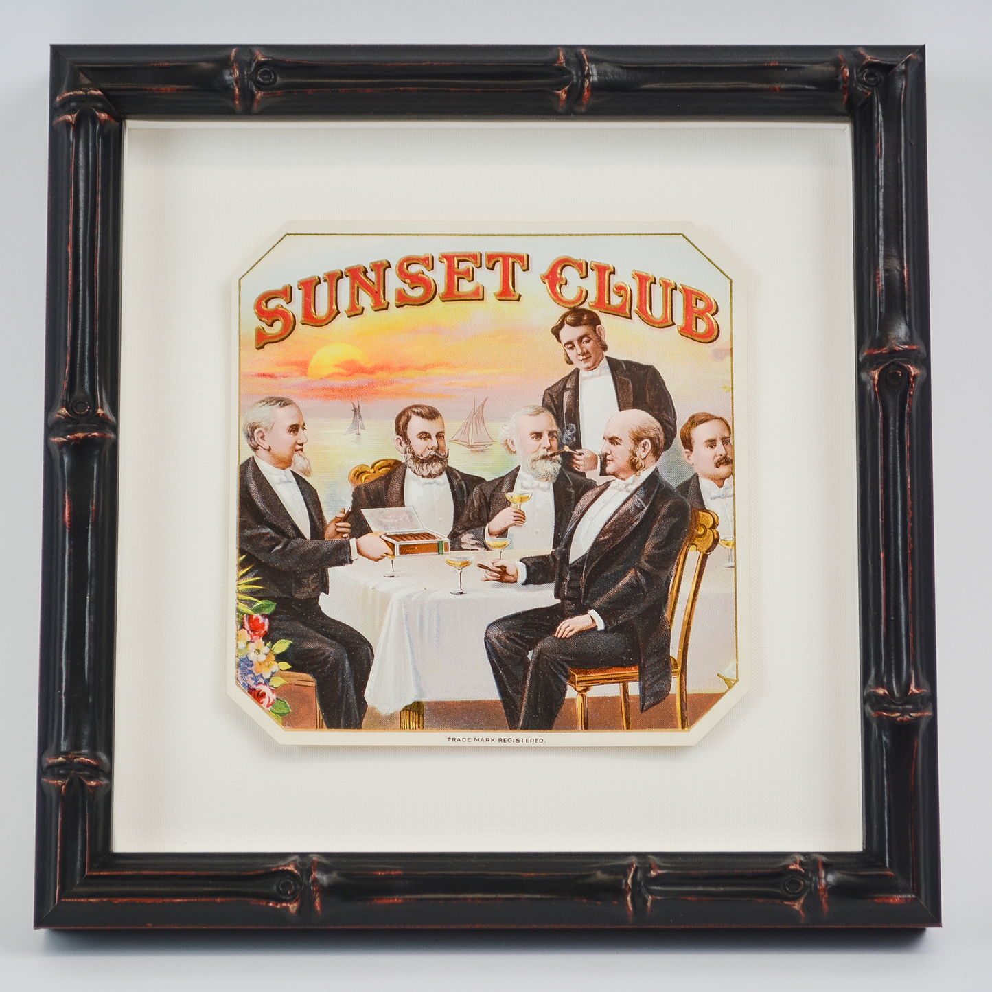 Sunset Club Cigar Label