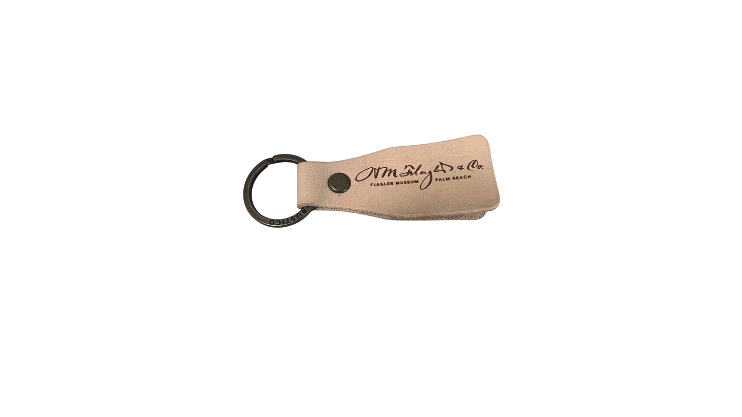 Tag Leather Keychain by Rustico