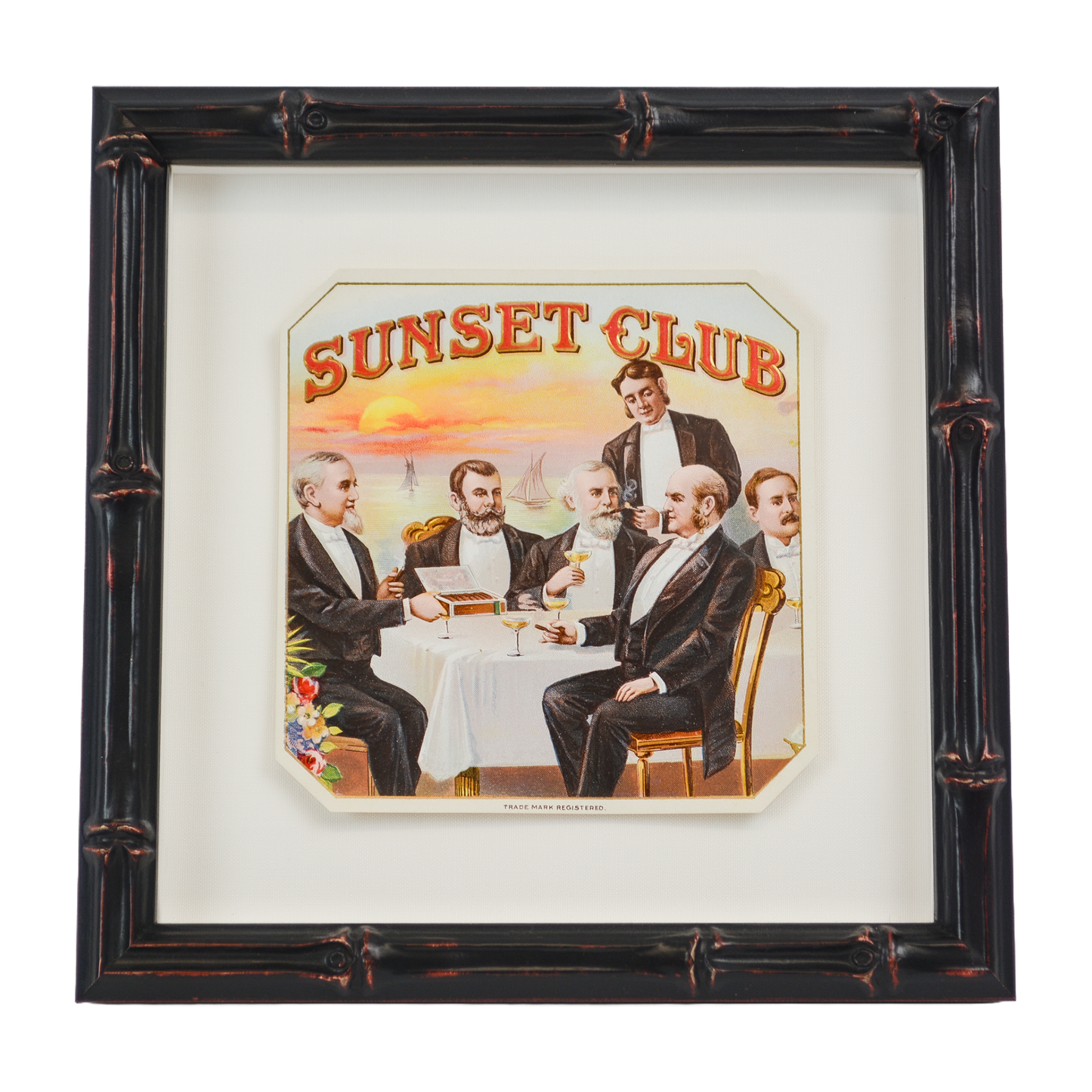 Sunset Club Cigar Label