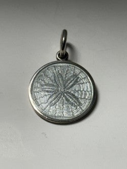 Colby Davis: Sand Dollar Silver Pendant - Small