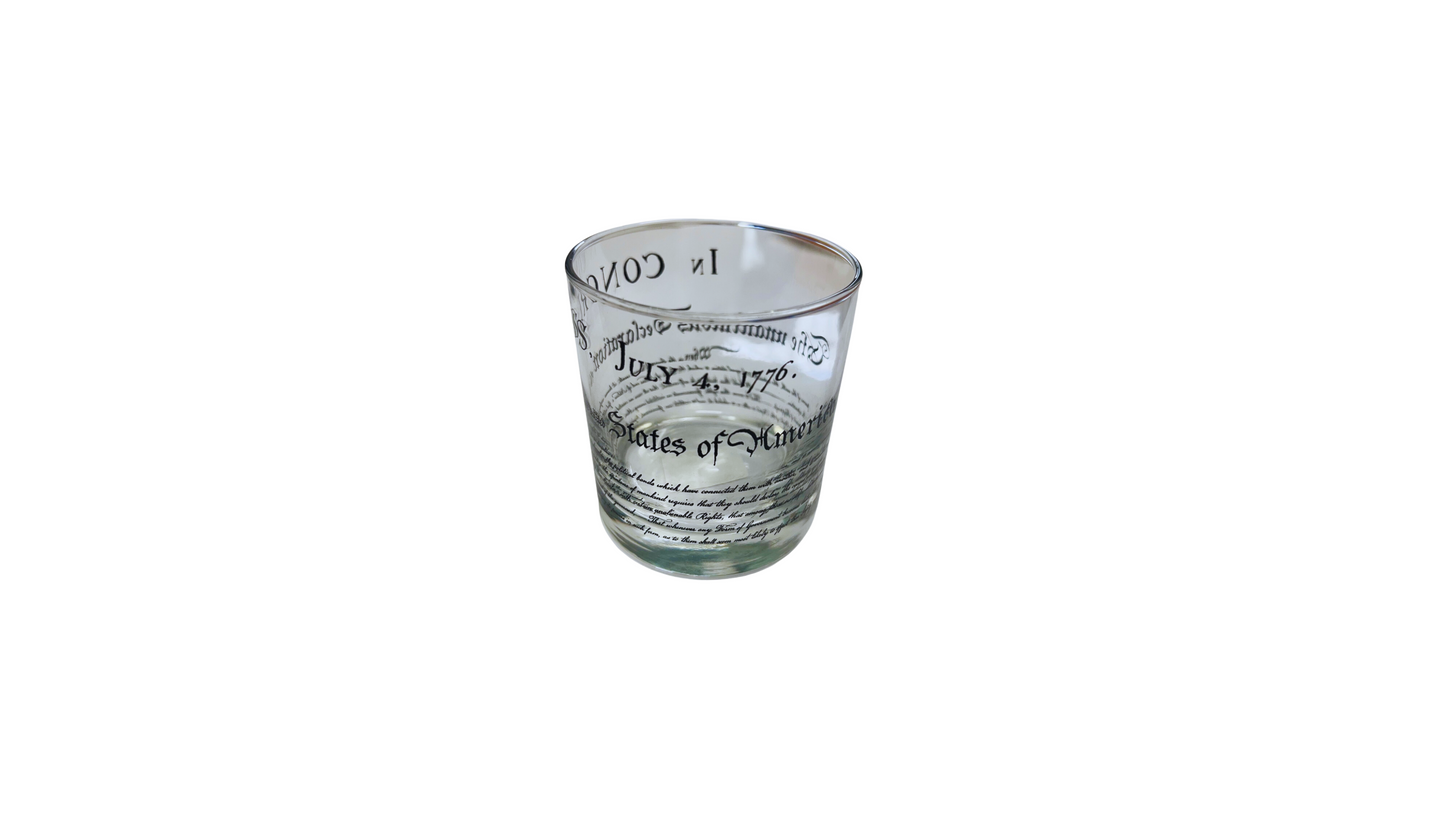 Constitution Rocks Glass