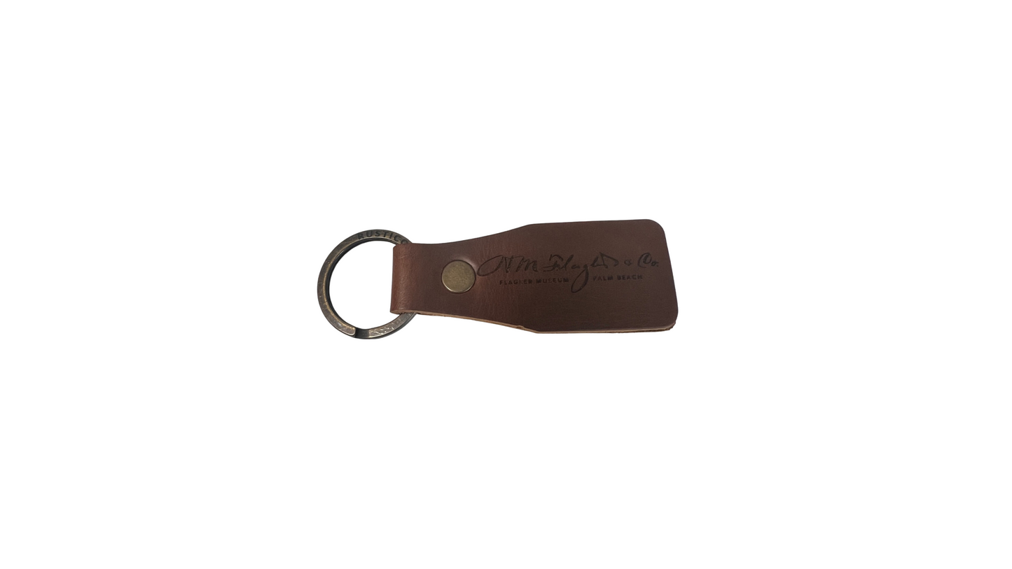 Tag Leather Keychain by Rustico