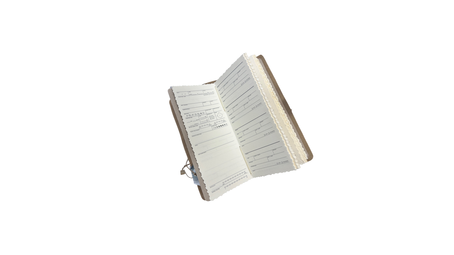 Saltwater Fishing Log by Rustico
