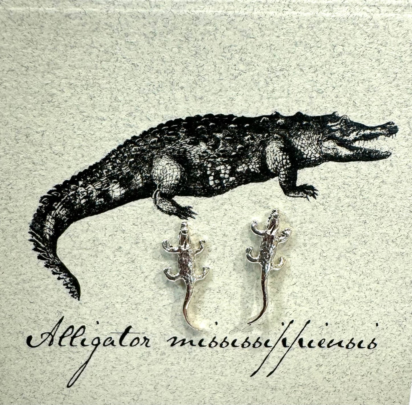 Alligator Earrings