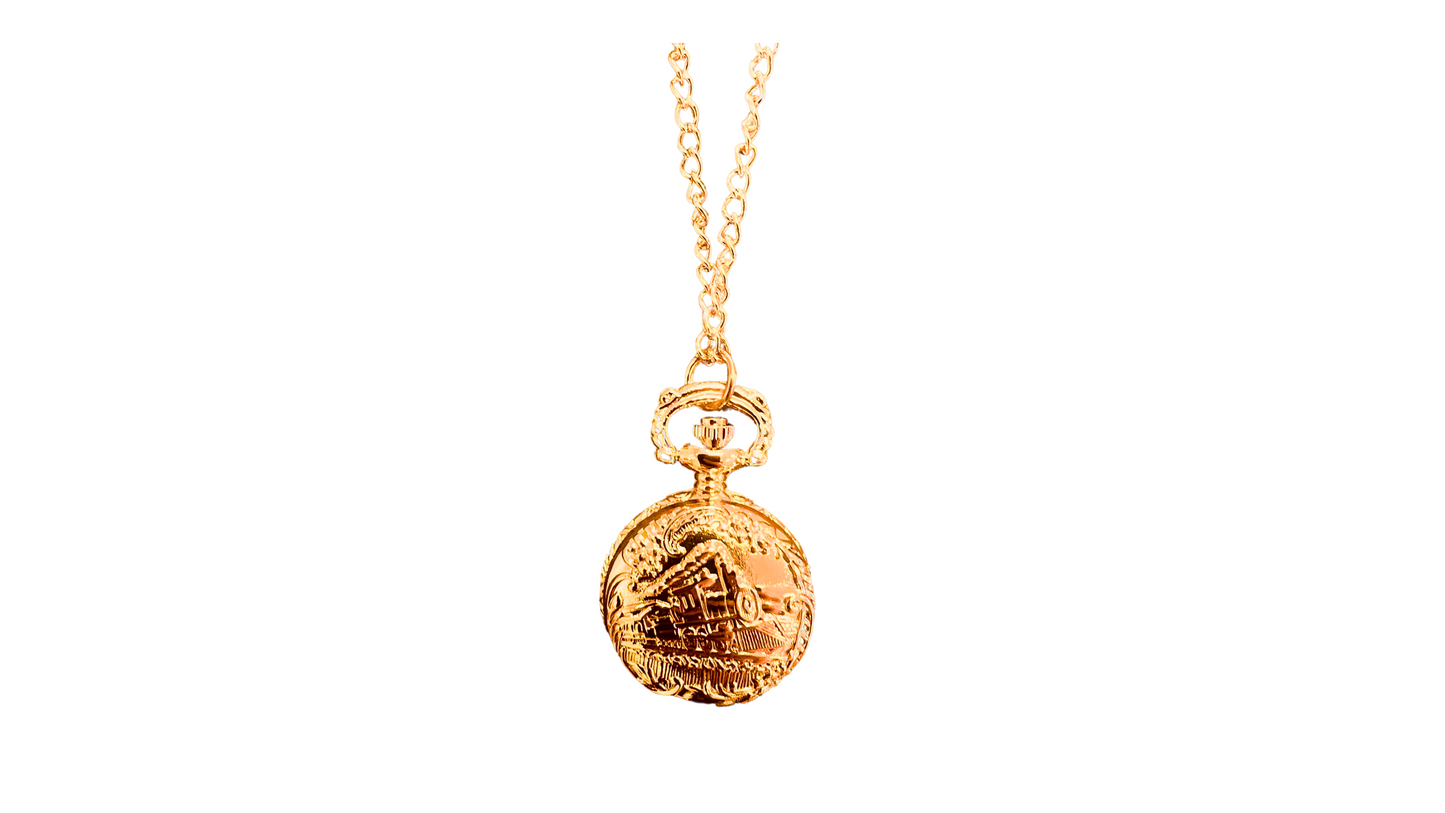 Locket Pocket Watch Necklace