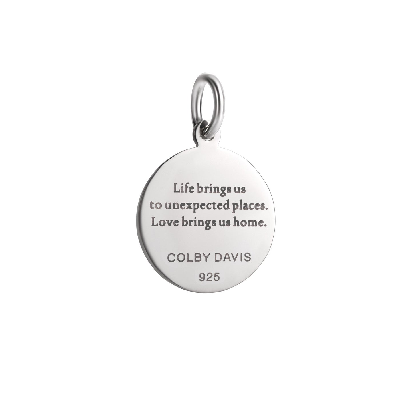 Colby Davis: Compass Rose Silver Pendant - Medium