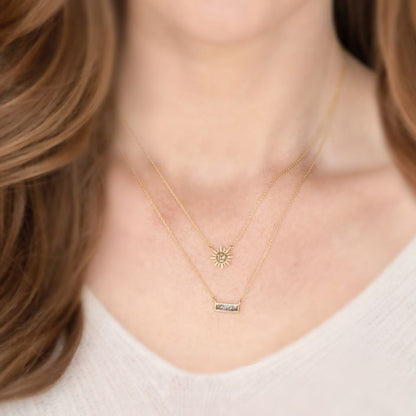 Delicate Golden Sand Necklace - Dune