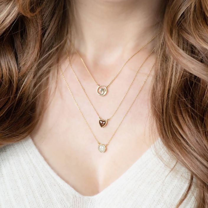 Delicate Golden Sand Necklace - Dune