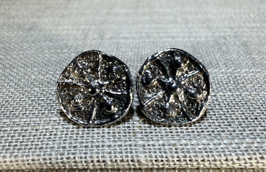 Sand Dollar Medium Stud Earrings