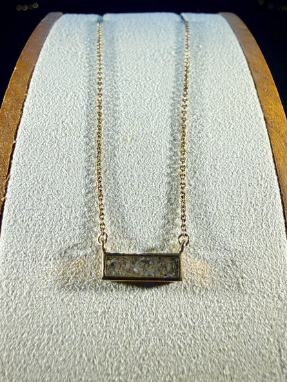 Delicate Golden Sand Necklace - Dune