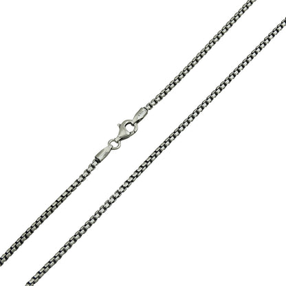 Colby Davis Chain: Oxidized Small Box - 18”