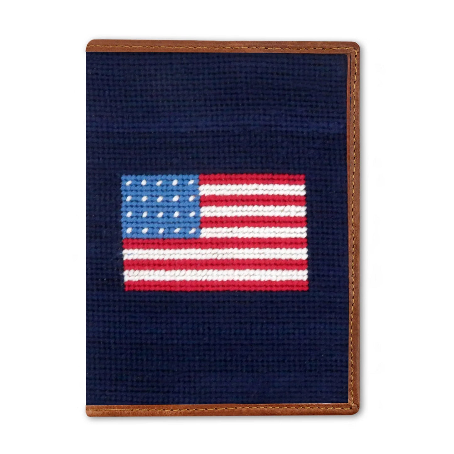 American Flag Passport Case (Dark Navy)