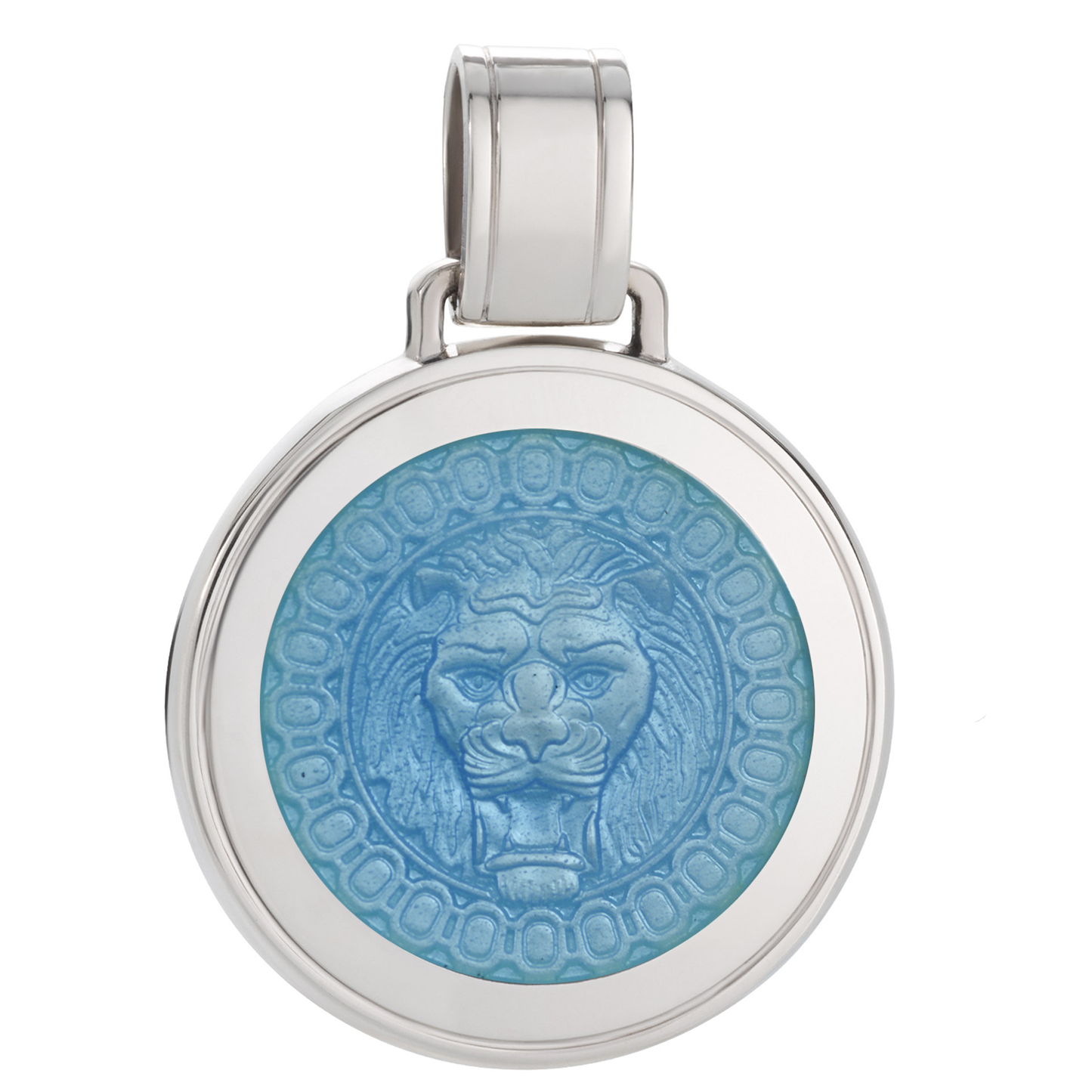 Colby Davis Lion's Head Silver Medallion (Large)