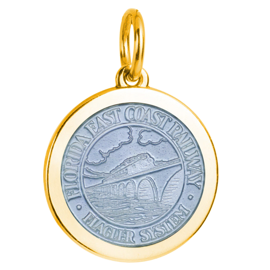 Colby Davis: FEC Railway Gold Vermeil Medallion - Medium