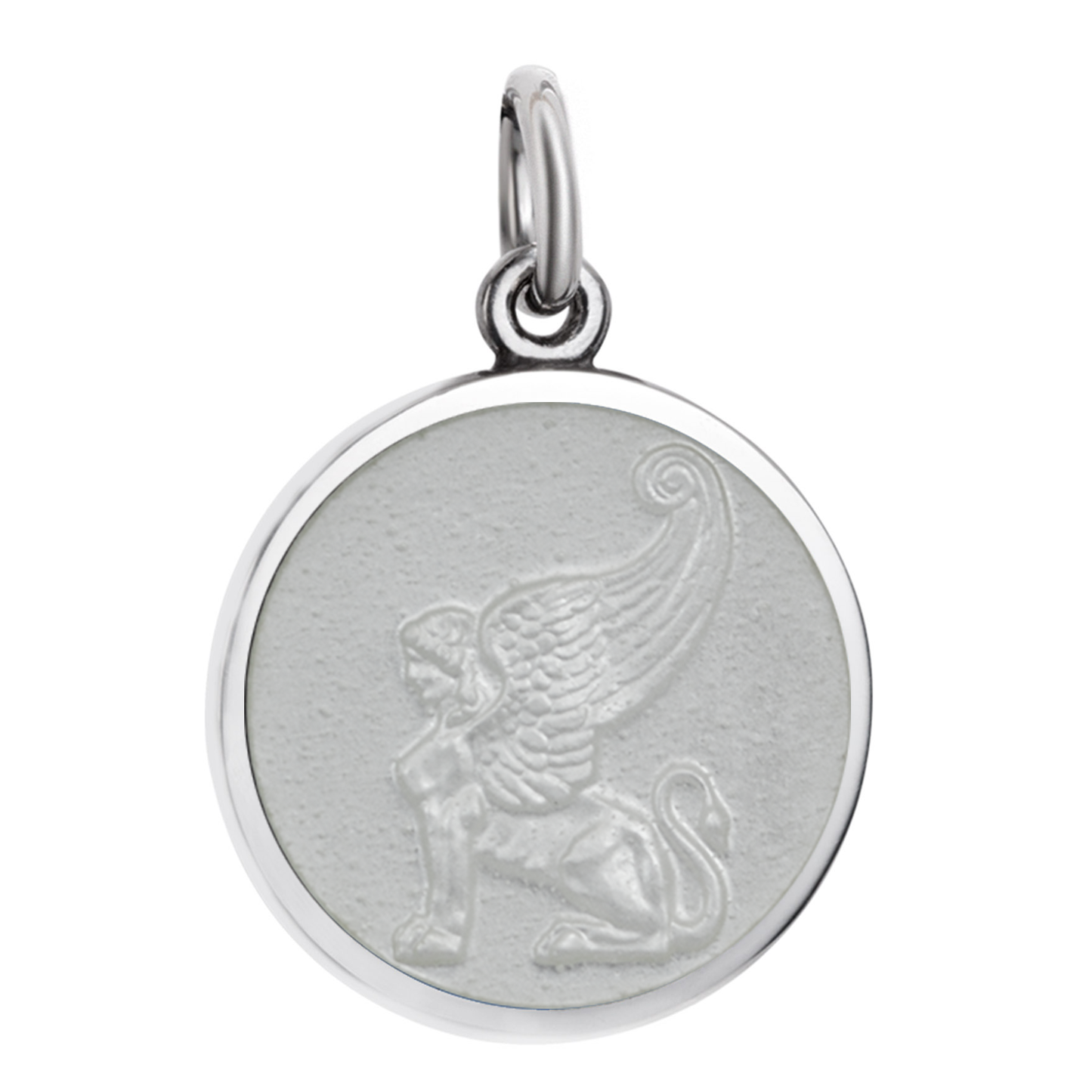 Colby Davis Winged Sphinx Silver Medallion (Small)