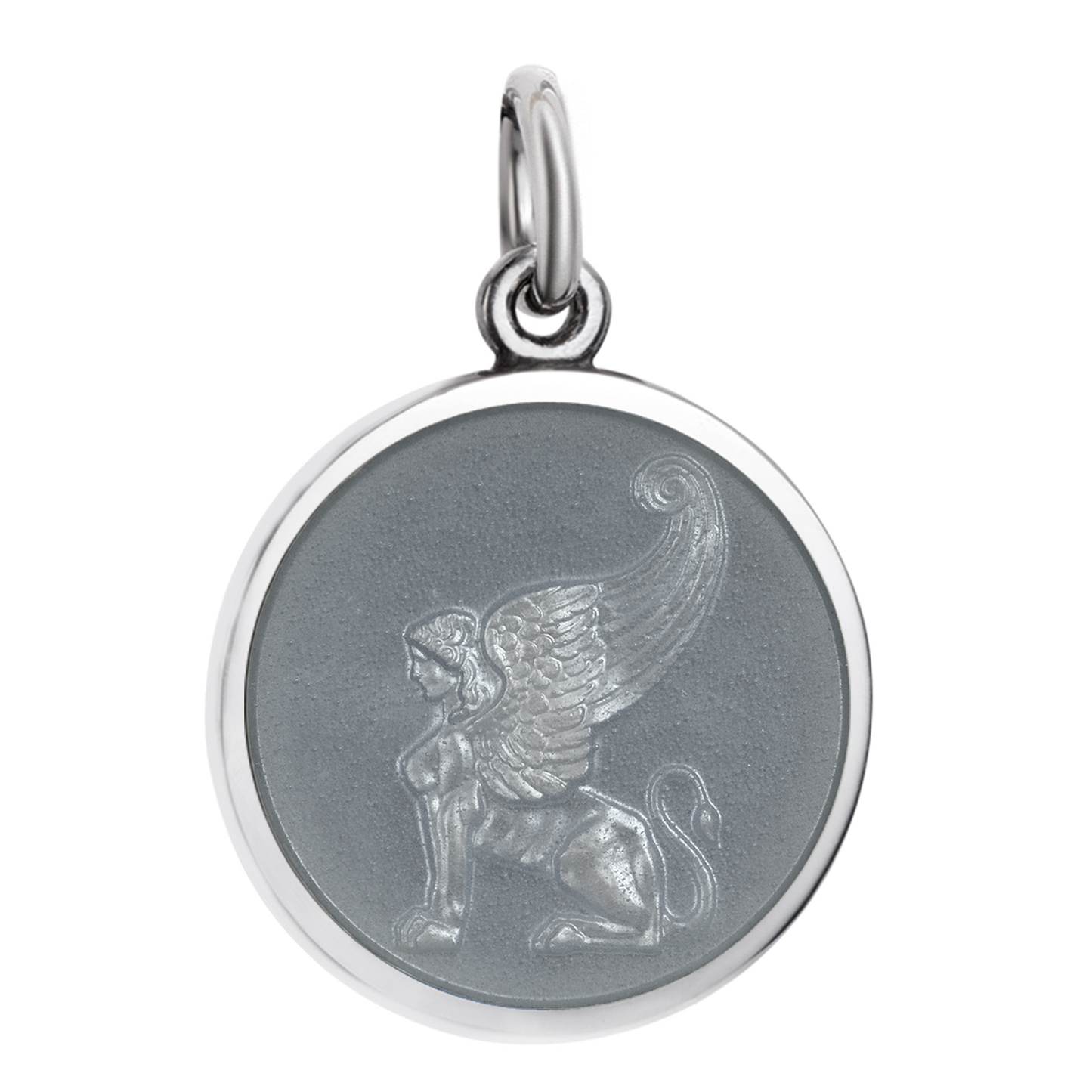 Colby Davis Winged Sphinx Silver Medallion (Small)