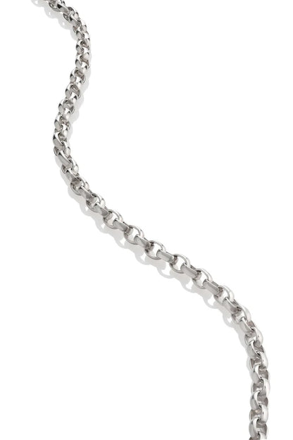 Colby Davis Chain: Silver Signature Rolo 18"