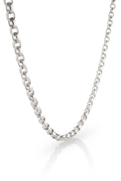 Colby Davis Chain: Silver Signature Rolo 18"