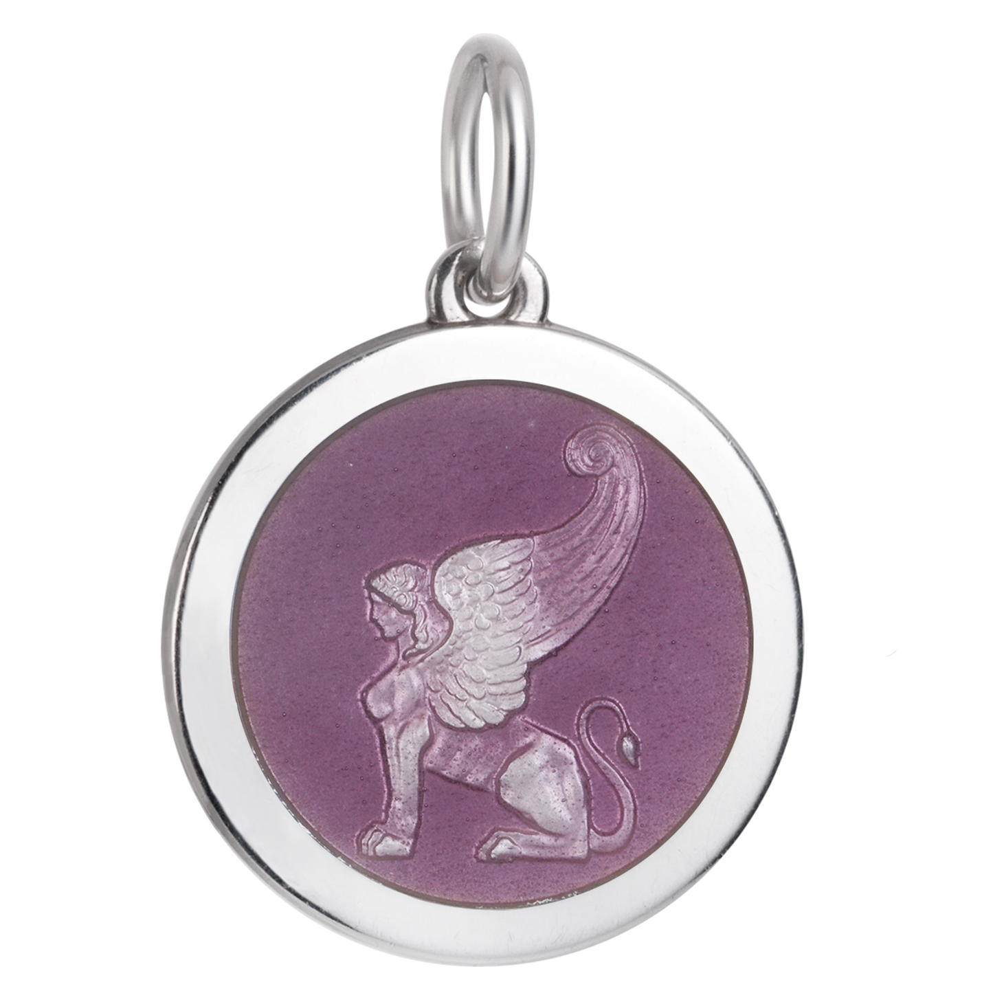 Colby Davis Winged Sphinx Silver Medallion (Medium)