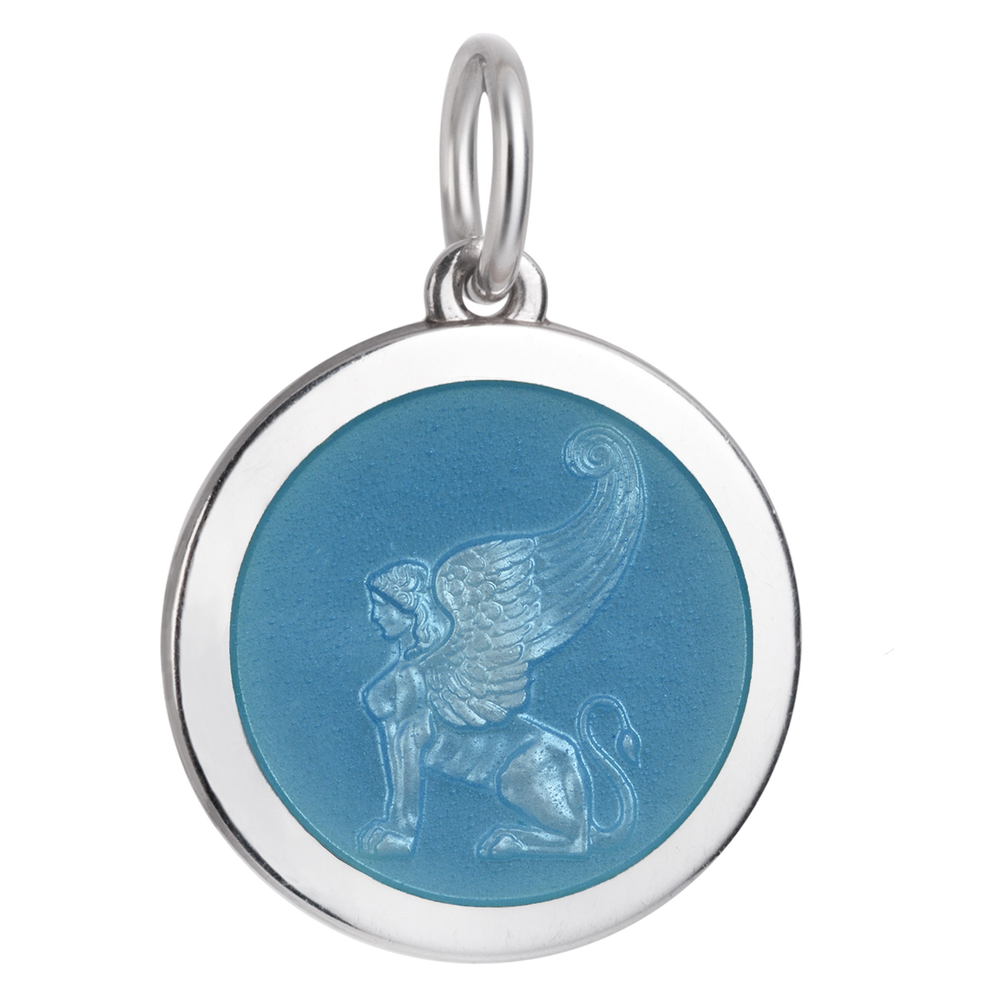 Colby Davis Winged Sphinx Silver Medallion (Medium)