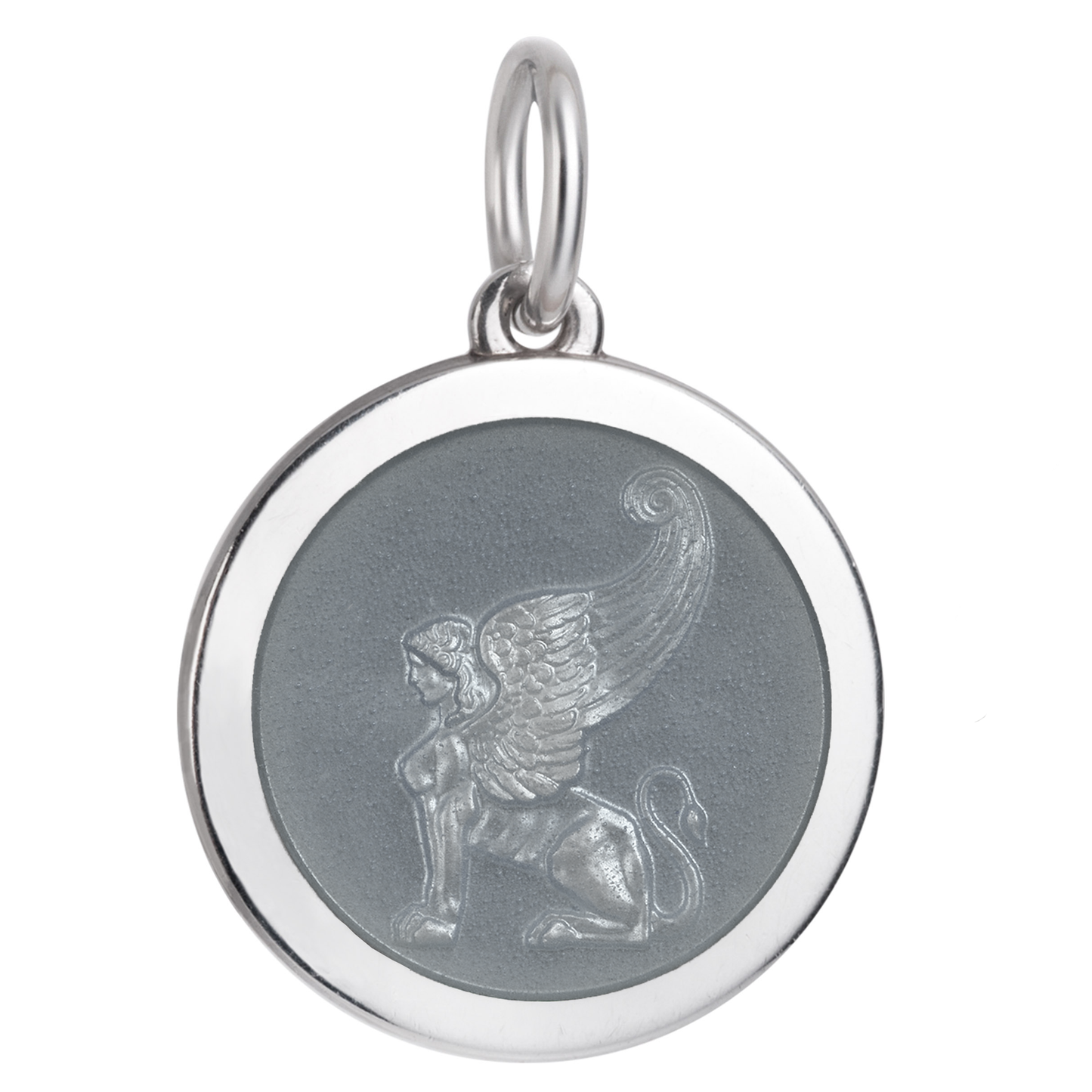 Colby Davis Winged Sphinx Silver Medallion (Medium)