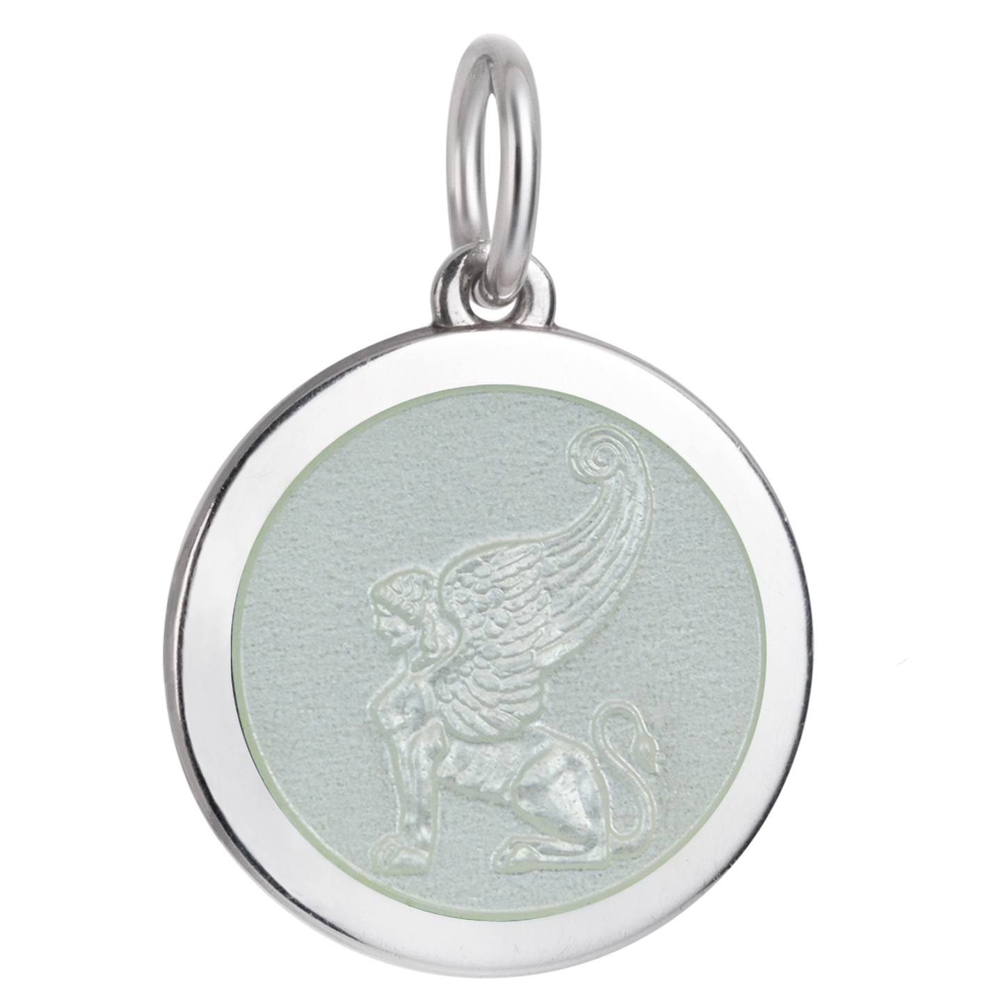 Colby Davis Winged Sphinx Silver Medallion (Medium)
