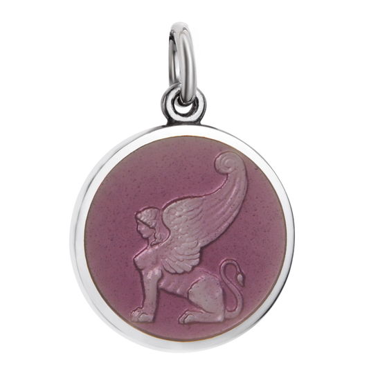 Colby Davis Winged Sphinx Silver Medallion (Small)