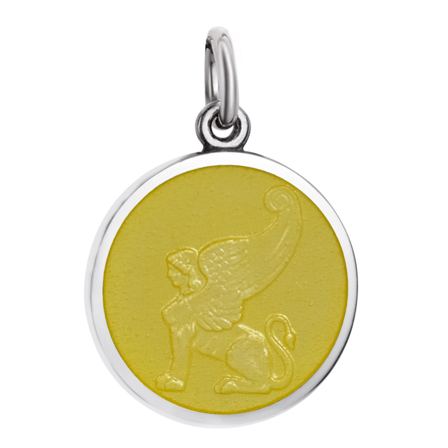 Colby Davis Winged Sphinx Silver Medallion (Small)