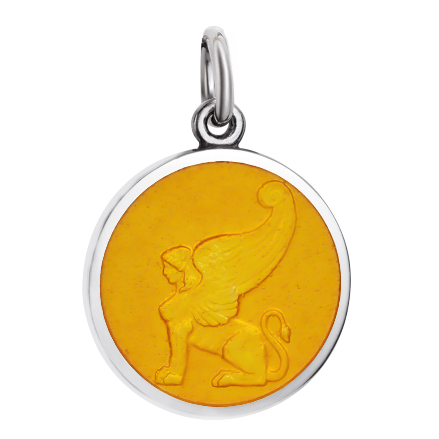 Colby Davis Winged Sphinx Silver Medallion (Small)