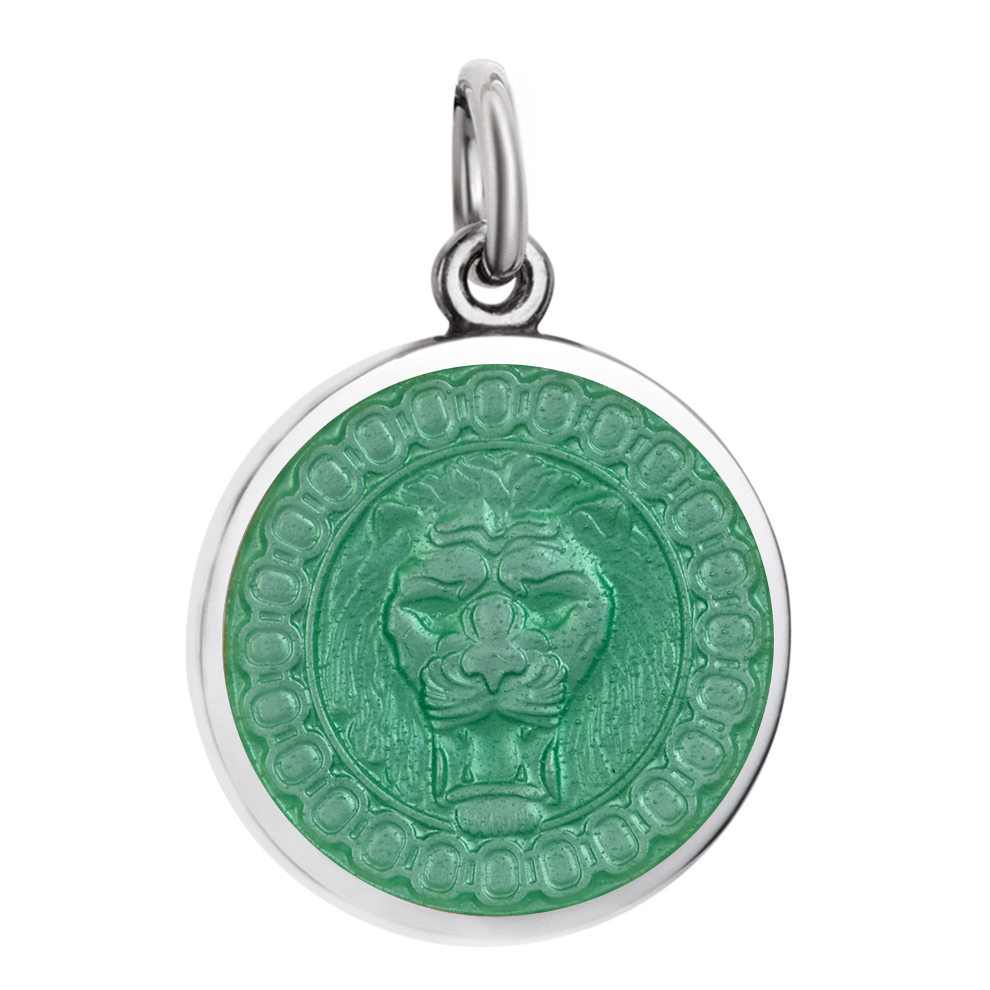 Colby Davis Lion's Head Silver Medallion (Small)