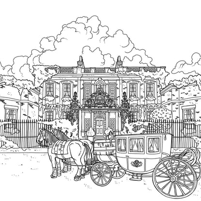 Social Season: An Unofficial Coloring Book for Fans of Bridgerton