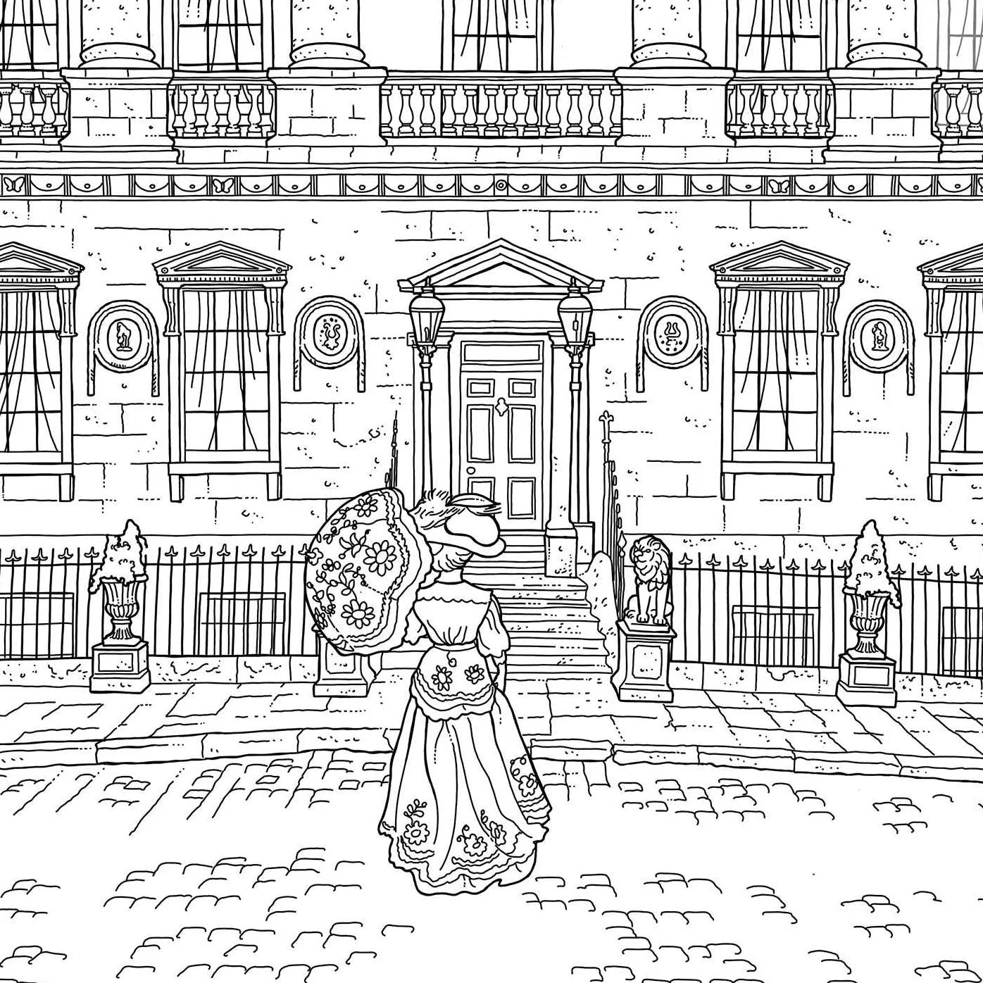 Social Season: An Unofficial Coloring Book for Fans of Bridgerton