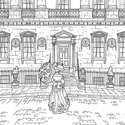 Social Season: An Unofficial Coloring Book for Fans of Bridgerton