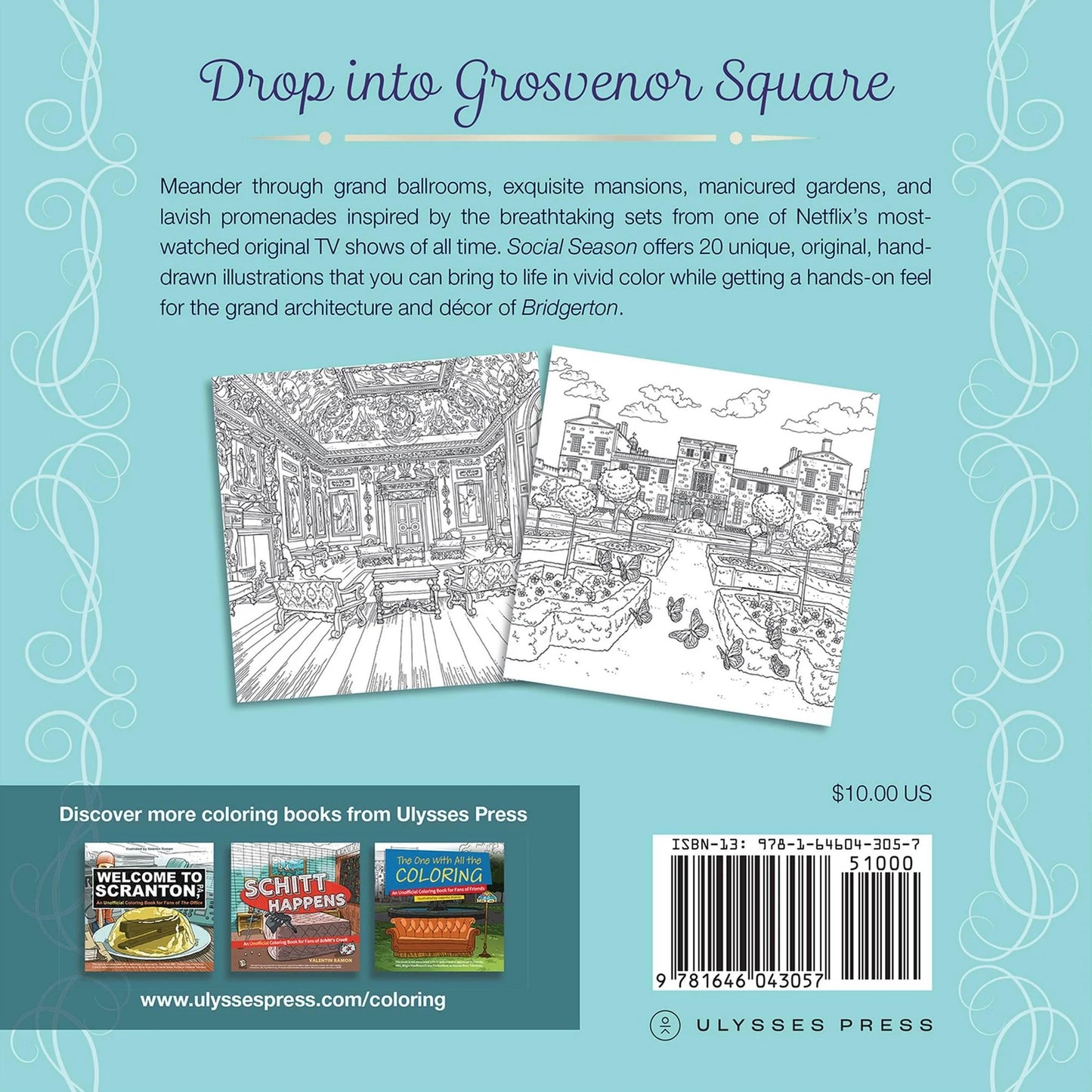 Social Season: An Unofficial Coloring Book for Fans of Bridgerton