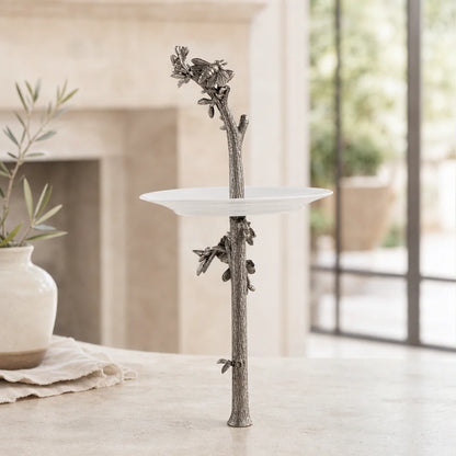 Honeybee Dessert Stand: Two-Tiered Elegance