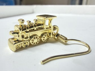 Railcar Golden Earrings