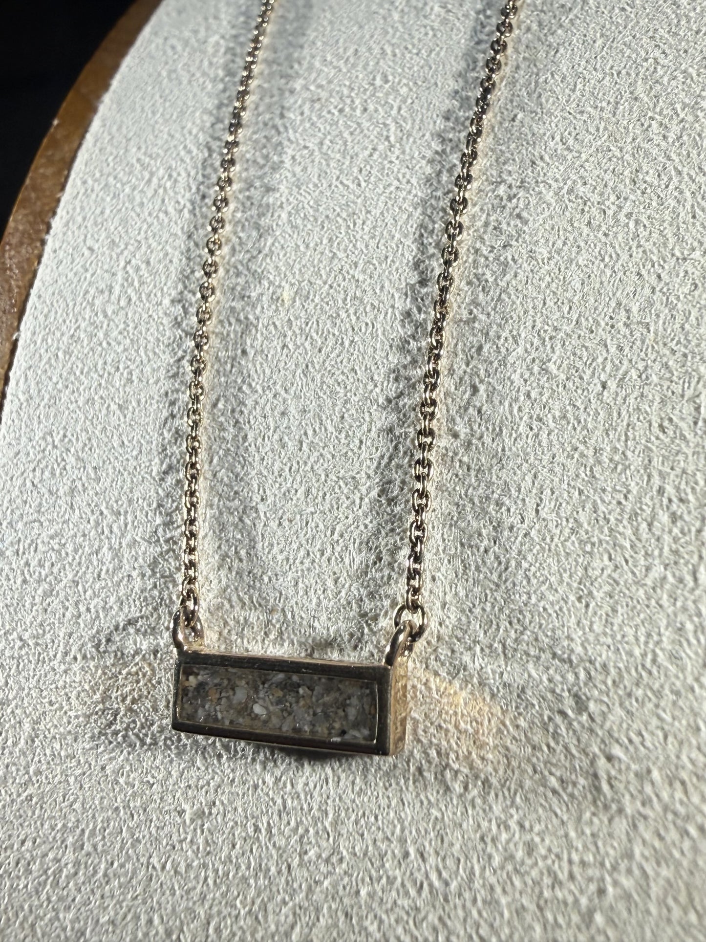 Delicate Golden Sand Necklace - Dune