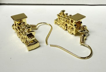 Railcar Golden Earrings