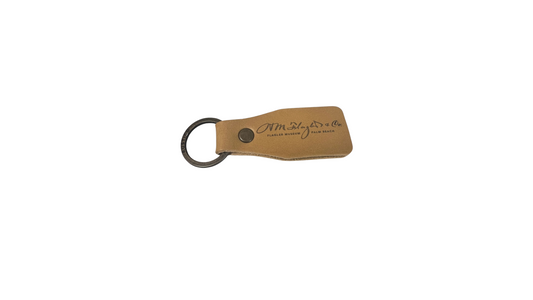 Tag Leather Keychain by Rustico