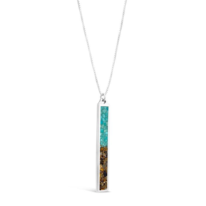 Luxe Bar Gradient Necklace - Dune