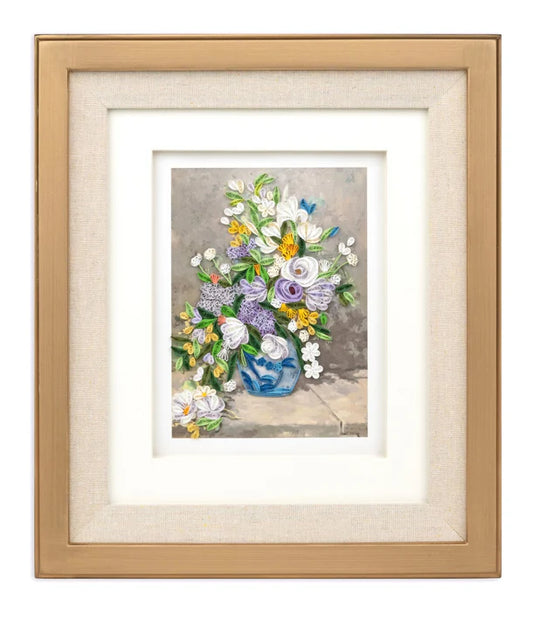 Golden Frame Shadow Box