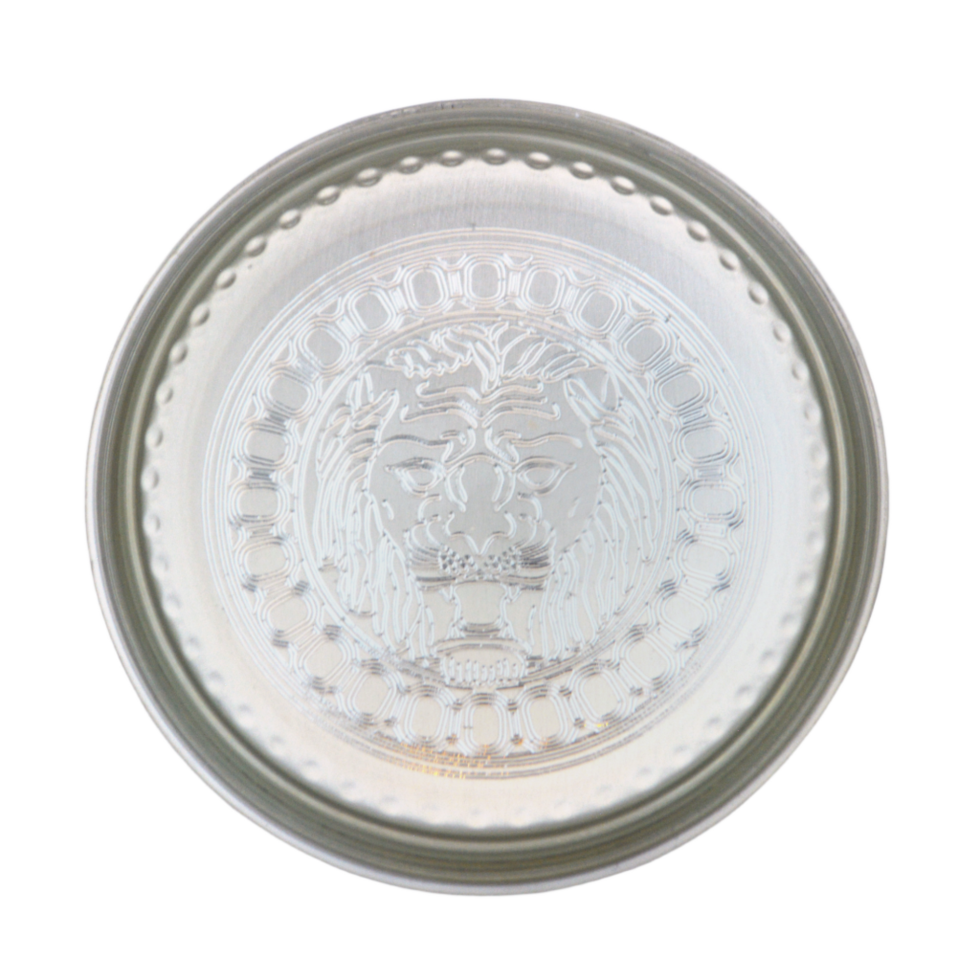 Flagler lion design on clear paperweight 